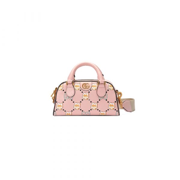 OPHIDIA GG ANIMAL PRINT MINI BAG
