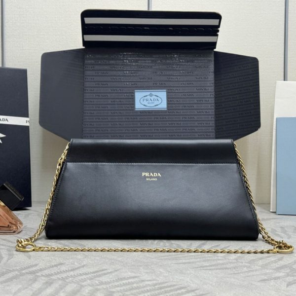 Prada Enchaine medium leather bag(HIGH-END GRADE)