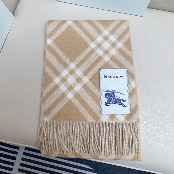 Burberry Check Cashmere Scarf