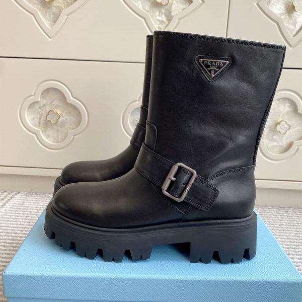 PRADA Leather booties