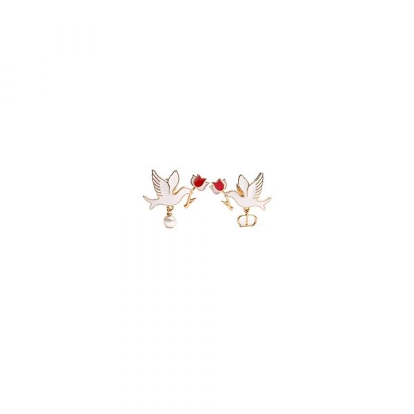 Dior Boucles d’oreilles Doves & Roses Dioramour