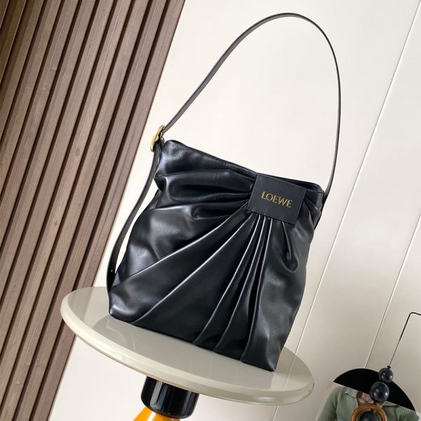 Loewe Draped tote in mellow nappa lambskin(HIGH-END GRADE)