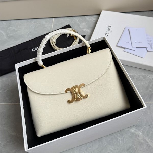 CELINE MEDIUM NINO BAG IN SMOOTH SATINATED CALFSKIN(HIGH-END GRADE)