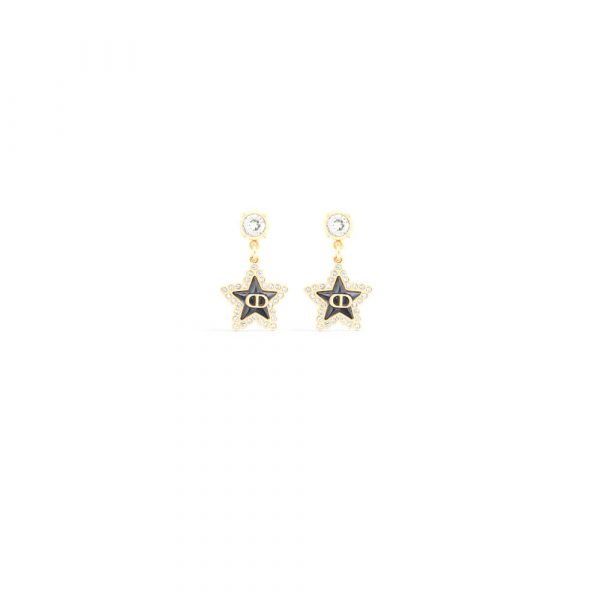 DIOR Petit CD Lucky Baroque Earrings