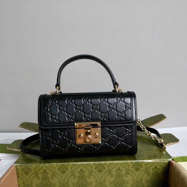 Gucci Padlock small top handle bag(HIGH-END GRADE)