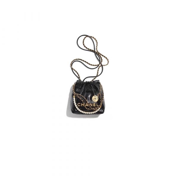 Chanel 22 Mini hand bag Pearl(HIGH-END GRADE)