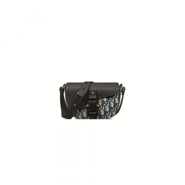 Dior Mini Saddle Messenger Bag with Flap