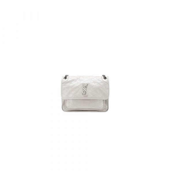 YSL NIKI MEDIUM IN CRINKLED VINTAGE LEATHER(HIGH-END GRADE)