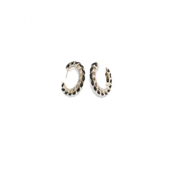CHANEL Hoop Earrings