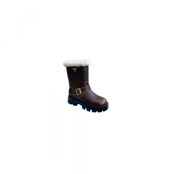 PRADA Leather booties