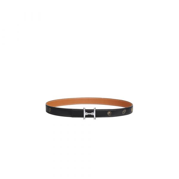 HERMES Mors H buckle & Hermes sur Mer reversible leather strap 24 mm