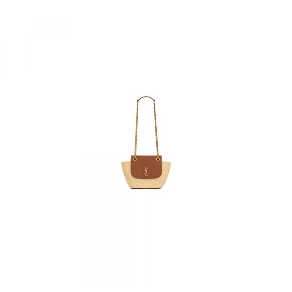 YSL mini Manon in raffia(HIGH-END GRADE)