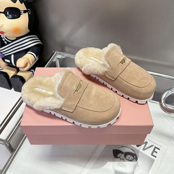 MIUMIU Suede mules
