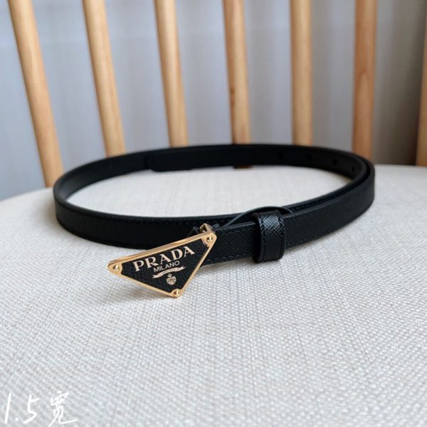 PRADA Saffiano leather belt