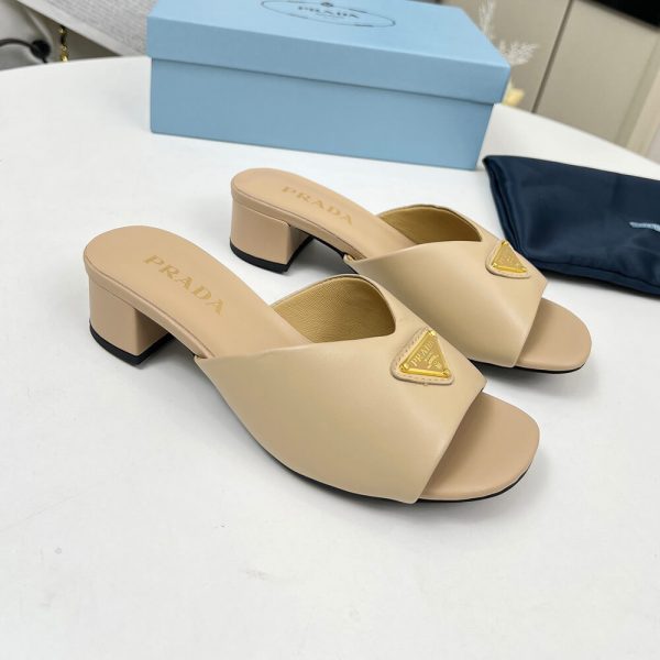 Prada Padded nappa leather sandals