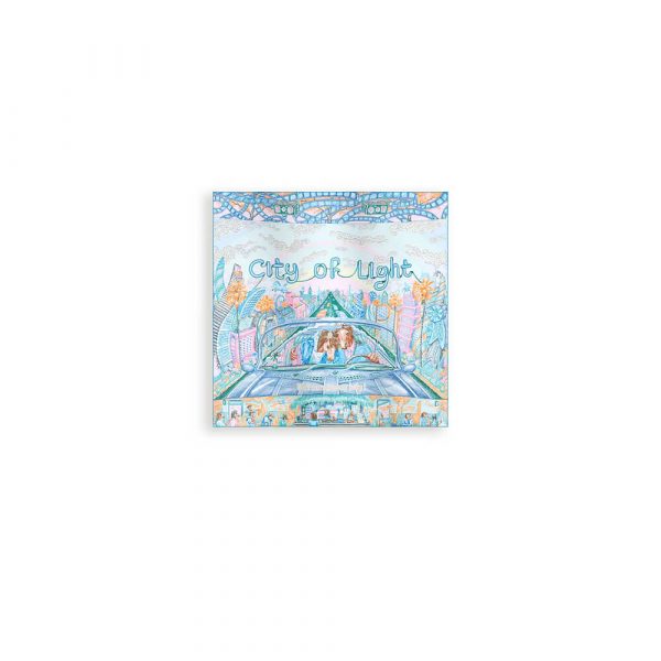 HERMES City of Light scarf 90