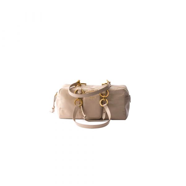 Prada Dangle medium leather top-handle bag(HIGH-END GRADE)