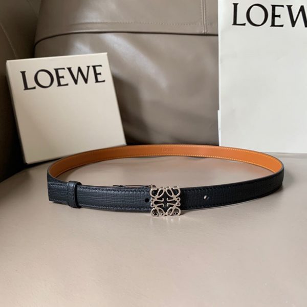 LOEWE Anagram belt in pebble grain calfskin 20mm