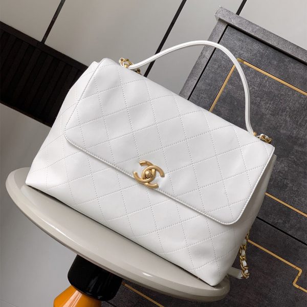 Chanel Maxi Flap Bag With Top Handle(HIGH-END GRADE)