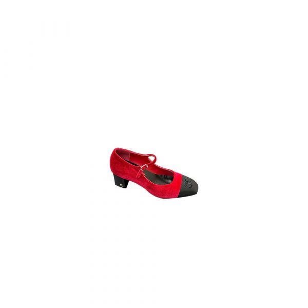 Chanel Mary Janes Heel