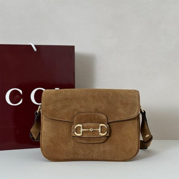 Gucci Horsebit 1955 Aura small shoulder bag(HIGH-END GRADE)