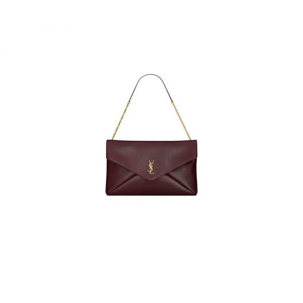 YSL CASSANDRE XXL pouch on chain in shiny leather