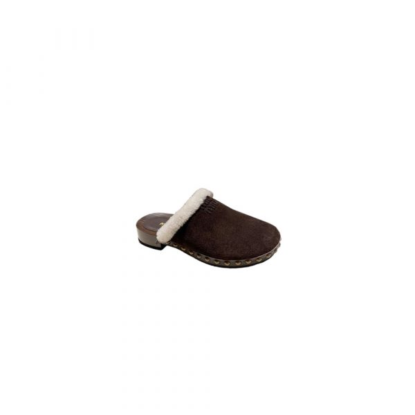 MIUMIU Suede clogs