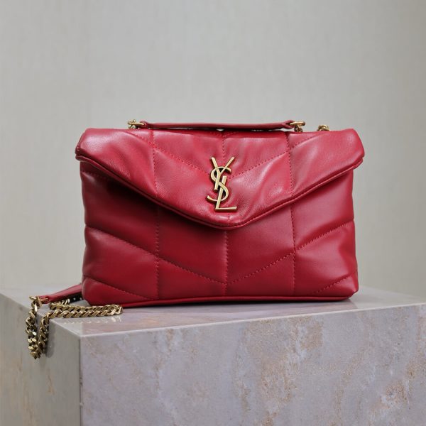 YSL Toy Puffer in lambskin