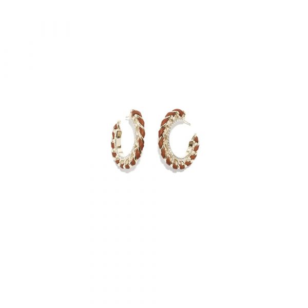 CHANEL Hoop Earrings