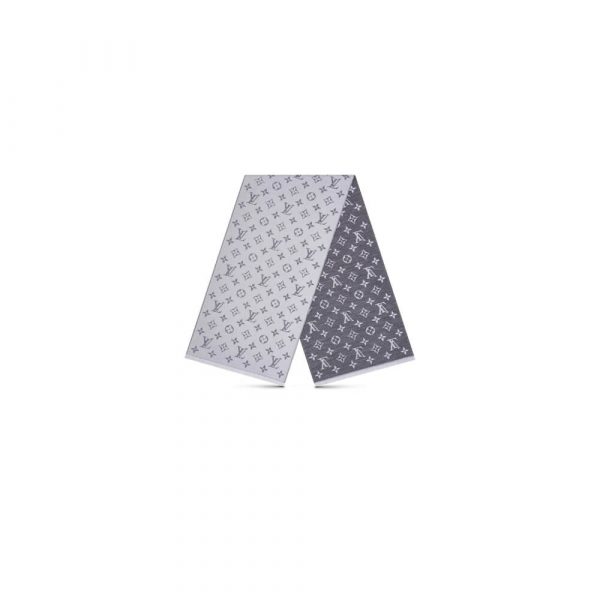 LV Monogram Denim Scarf