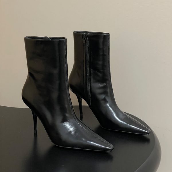 YSL ASHLEY booties in smooth leather