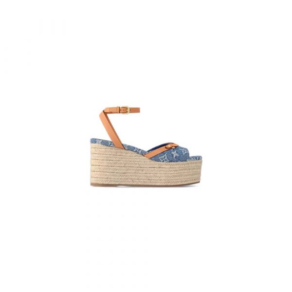 LV Helios Wedge Sandal
