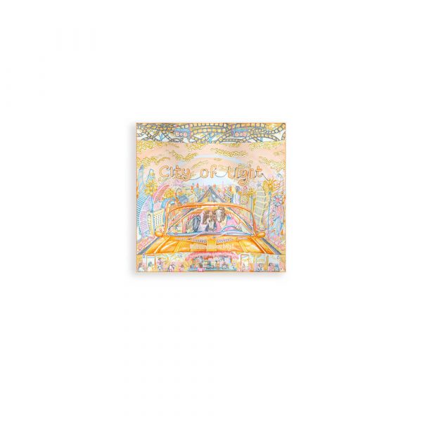 HERMES City of Light scarf 90