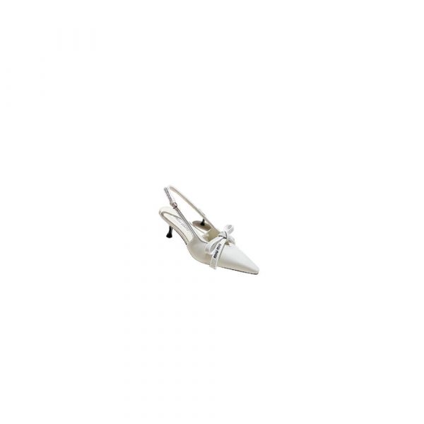 MiuMiu Nappa leather slingback pumps