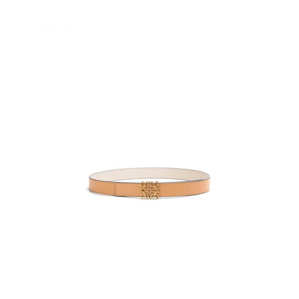 LOEWE Reversible Anagram belt in smooth calfskin 28mm