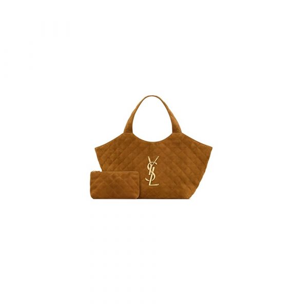 YSL CARE Medium in quilted suede(HIGH-END GRADE)
