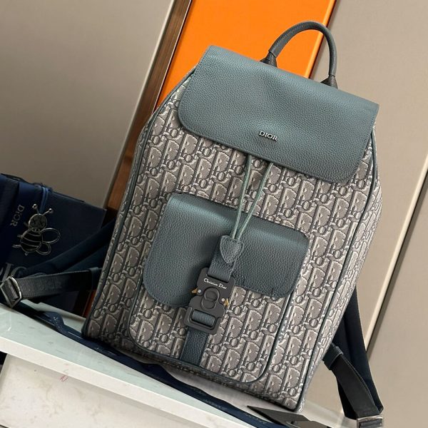 Dior Saddle Backpack with Flap(high-end grade)