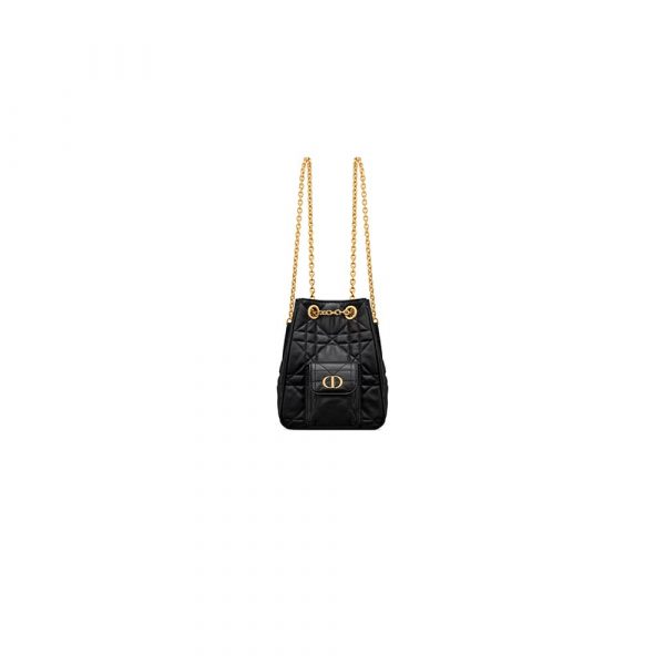 Dior Small Dior Caro Multicarry Backpack with Chain(HIGH-END GRADE)