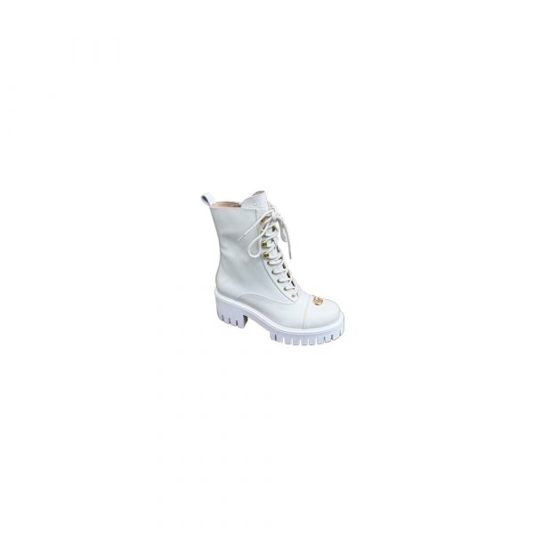 GUCCI Women’s lace-up ankle boot with GG