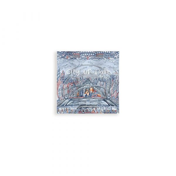 HERMES City of Light scarf 90