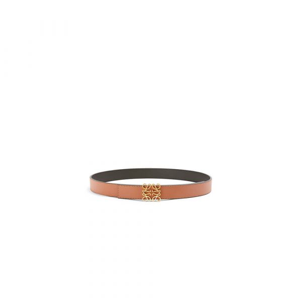 LOEWE Reversible Anagram belt in smooth calfskin 28mm
