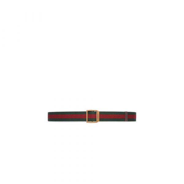 Gucci Web Belt With rectangular buckle