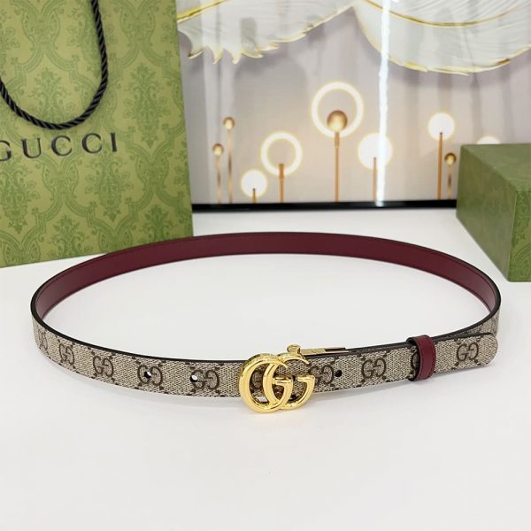 GUCCI Reversible GG Marmont wide belt