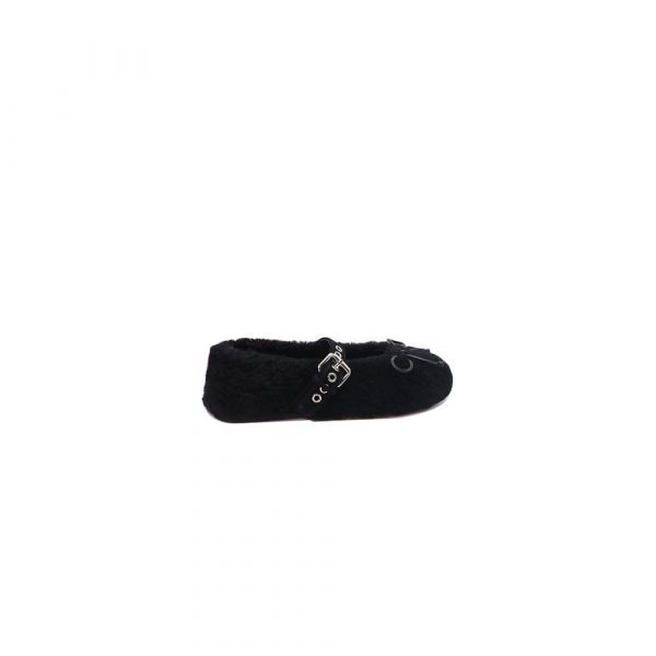 MIUMIU Shearling ballerinas