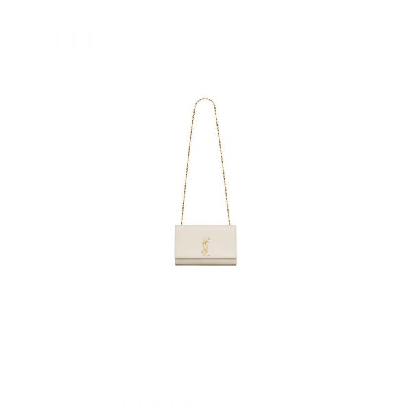YSL kate medium in grain de poudre embossed leather