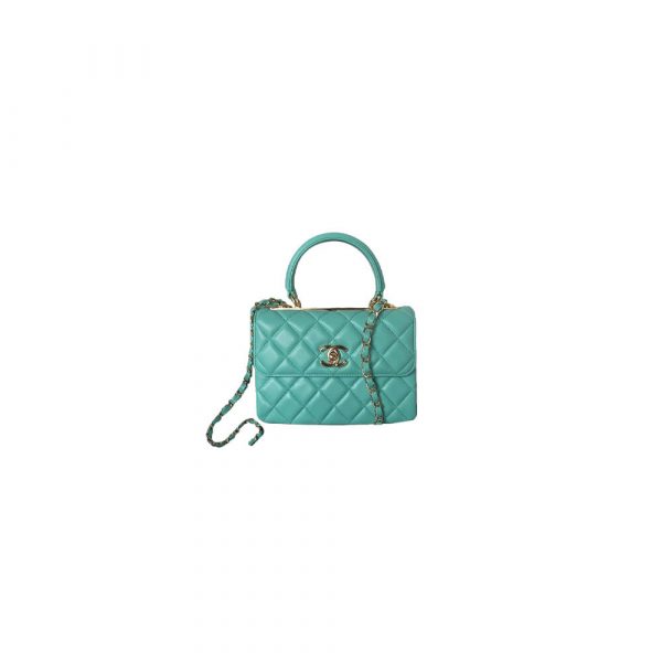 CHANEL Mini Flap Bag with Top Handle(HIGH-END GRADE)