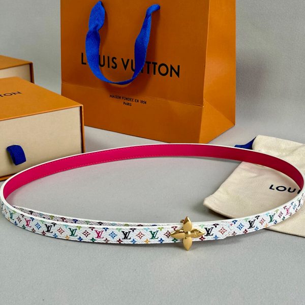 LV x TM Mini Flowergram 15mm Reversible Belt(High-end Grade)