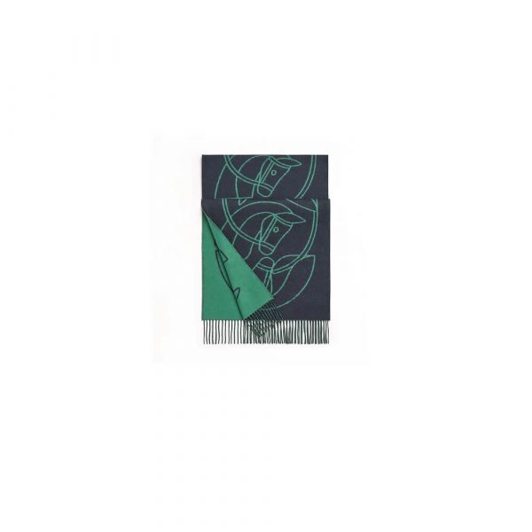HERMES Casaque Entrelacs Equestres scarf