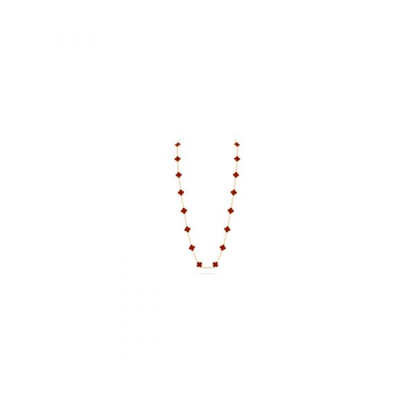 VCA Vintage Alhambra long necklace, 20 motifs