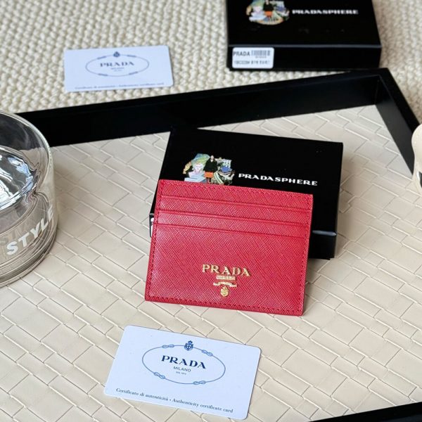 Prada Saffiano Leather Card Holder